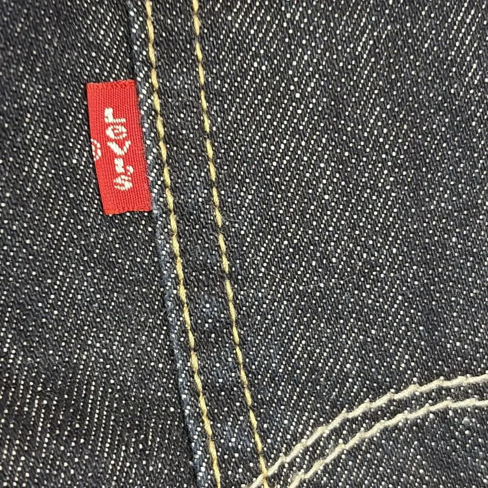NWT Signature By Levi Strauss Men’s Denim Carpenter Shorts Dark Wash Blue Sz 32